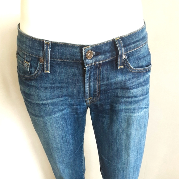 7 for ALL MANKIND Jean Low Rise Boot Cut Sz. 29 - Picture 3 of 11